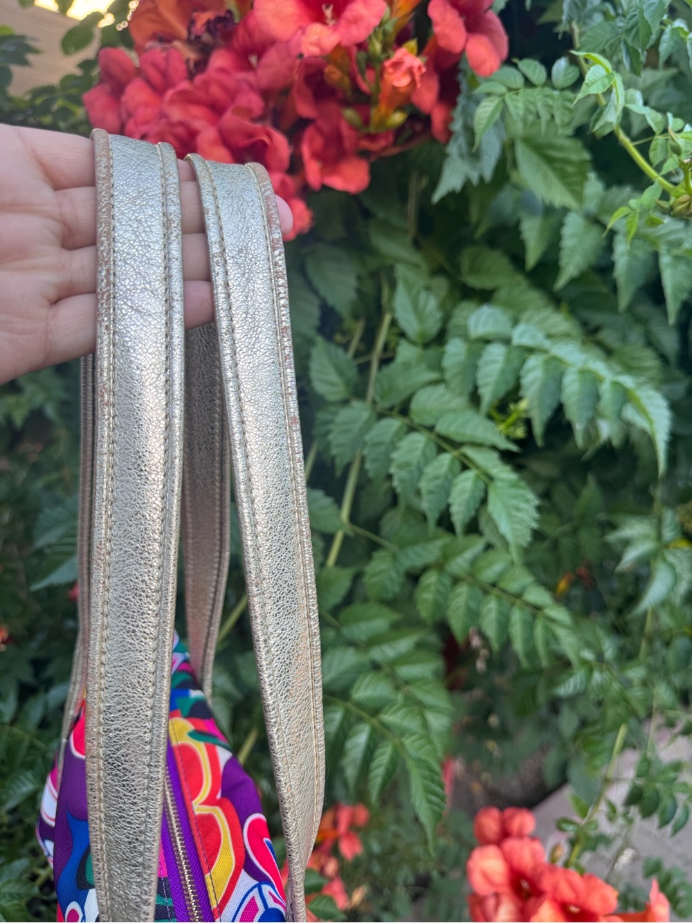 Vintage Coach Poppy Pop Signature C Glam Tote - Picture 5 of 10
